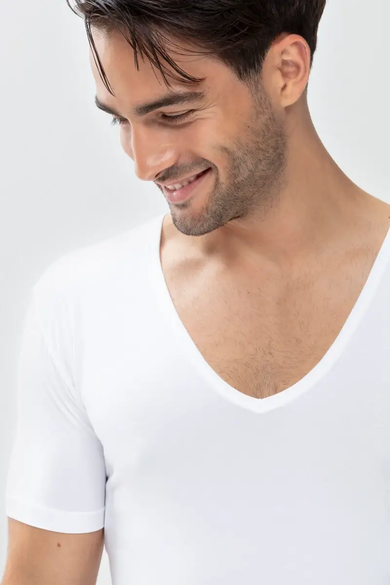 Merxx Das Drunterhemd - V-Neck | Slim fit Serie Dry Cotton Functional Riesige Ersparnisse