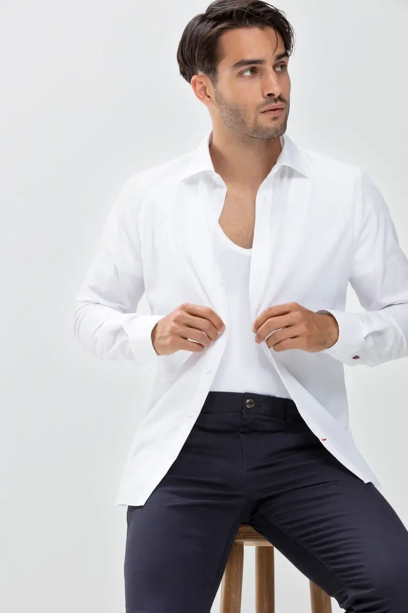 Merxx Das Drunterhemd - V-Neck | Slim fit Serie Dry Cotton Functional Riesige Ersparnisse