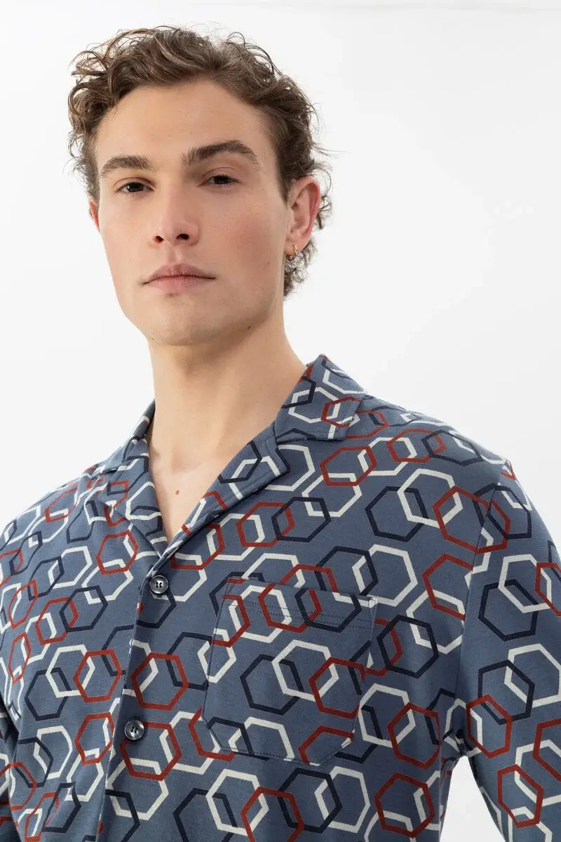 Merxx Langer Pyjama Serie Hexagon Mix JETZT KAUFEN
