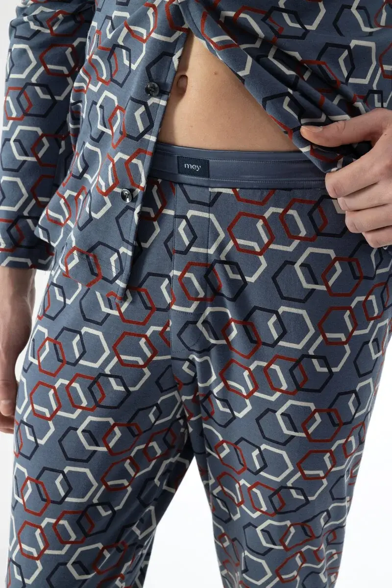 Merxx Langer Pyjama Serie Hexagon Mix JETZT KAUFEN