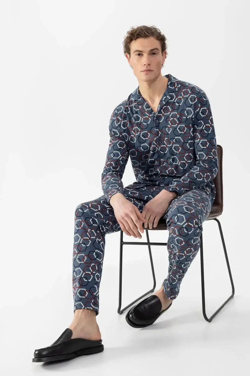 Merxx Lange Hose Serie Hexagon Mix Neueste Stile