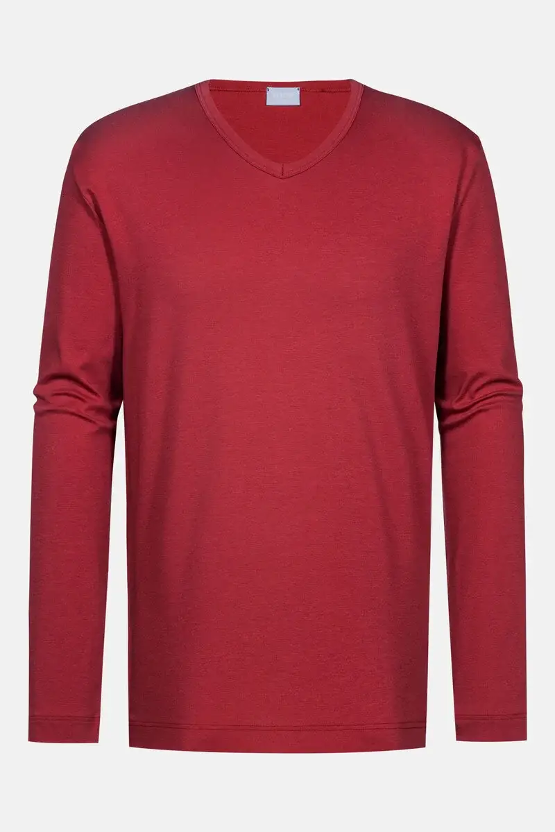 Merxx Langarm-T-Shirt Serie Solid Night Tägliche Deals