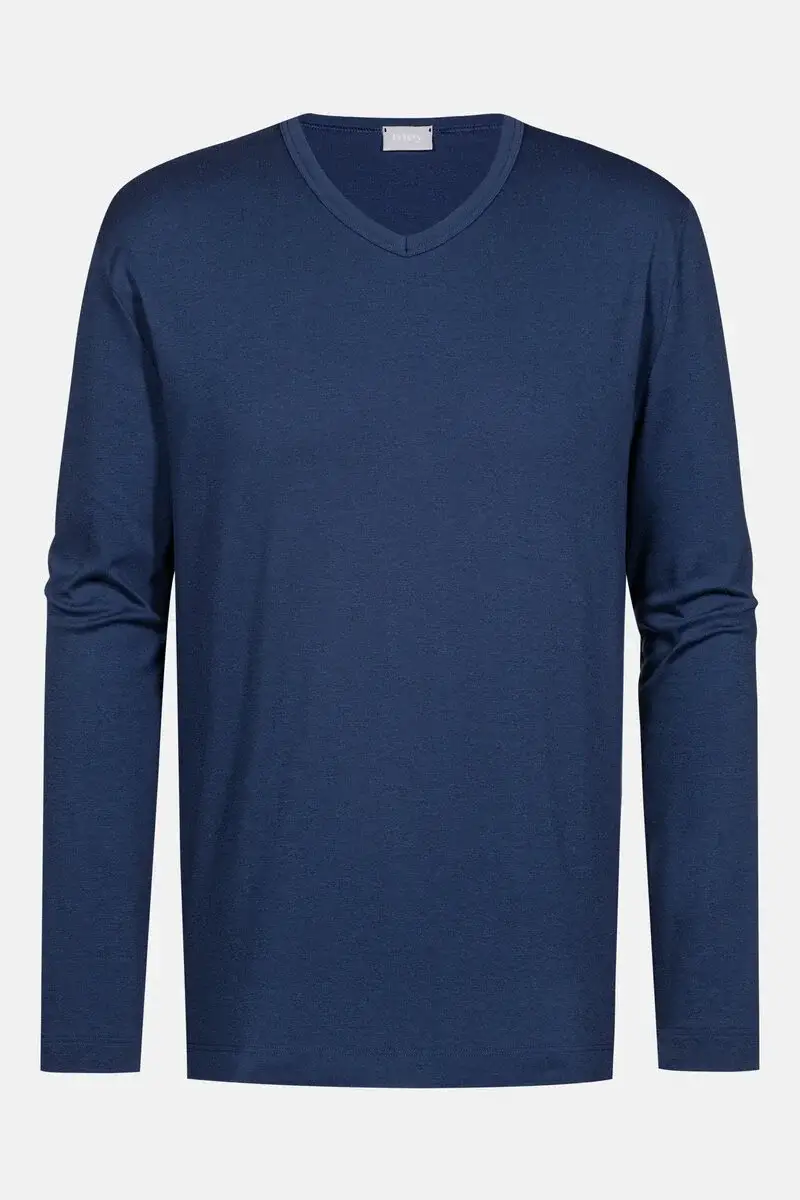 Merxx Langarm-T-Shirt Serie Solid Night VIP-Rabatte
