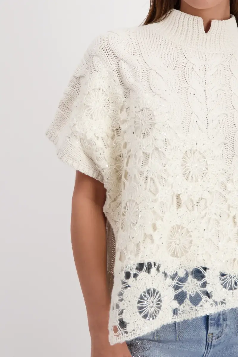 ﻿Monari Pullover mit Spitze Rabatte dieses Monats