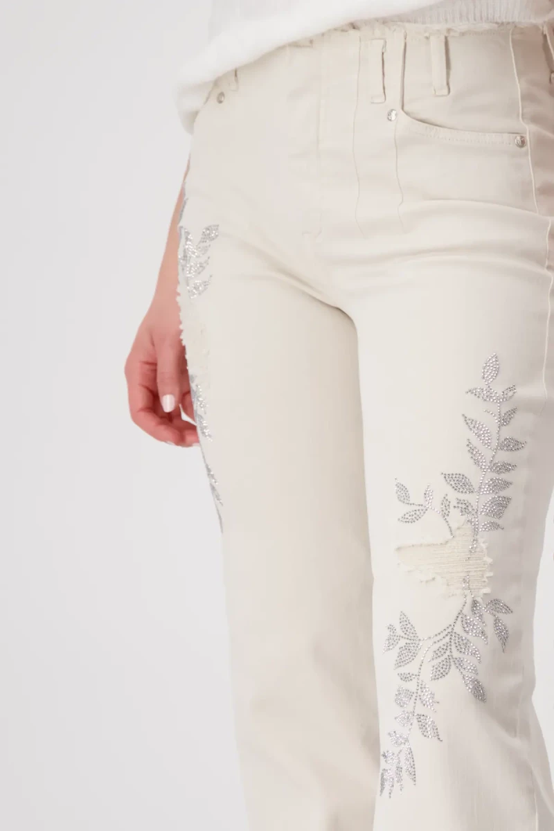 Monari Wide Leg Hose mit Schmuck Angebote