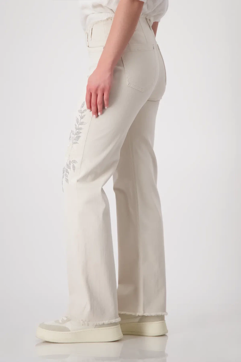 Monari Wide Leg Hose mit Schmuck Angebote
