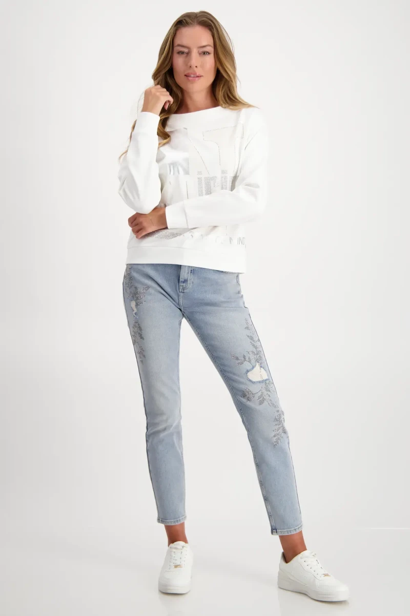Monari Jeans mit Schmuck im Angebot