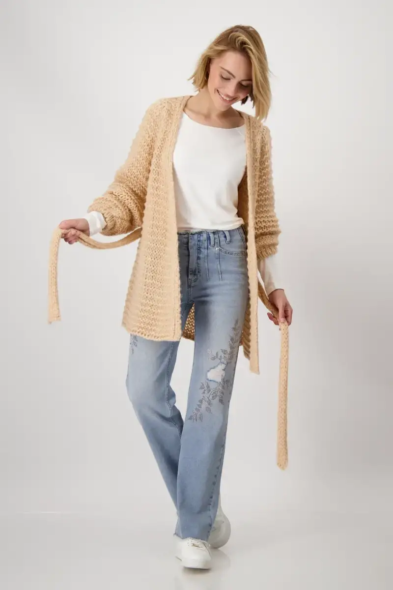 Monari Locker gestrickte Strickjacke Fabrik Onlineshop