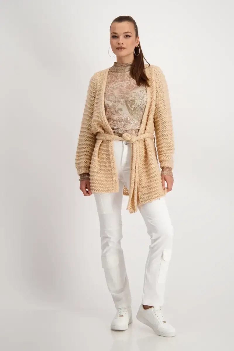 Monari Mesh Shirt mit Paisleymuster Fabrikpreis