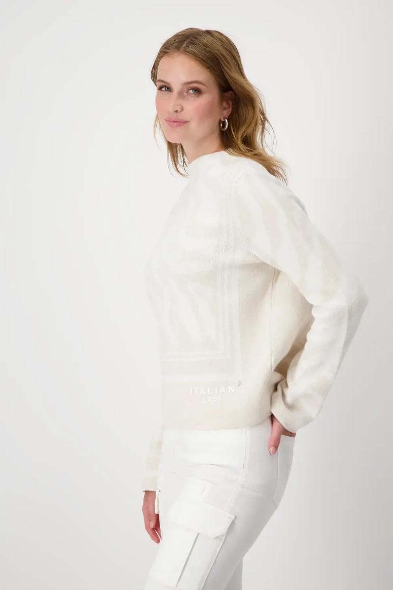 Monari Pullover mit Tigermuster Versandkostenfrei