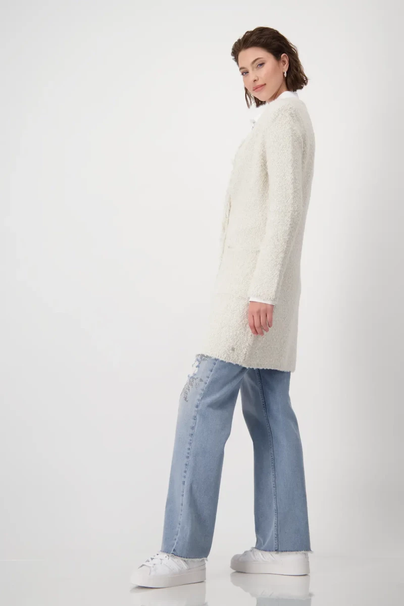 Monari Strickmantel mit Lurex Preisnachlass