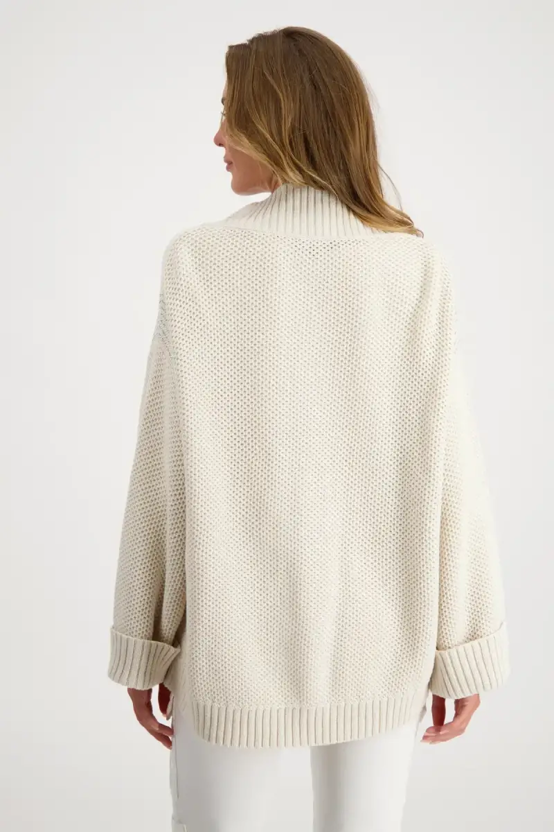 Monari Strickjacke mit Wabenmuster Jubiläumsangebot