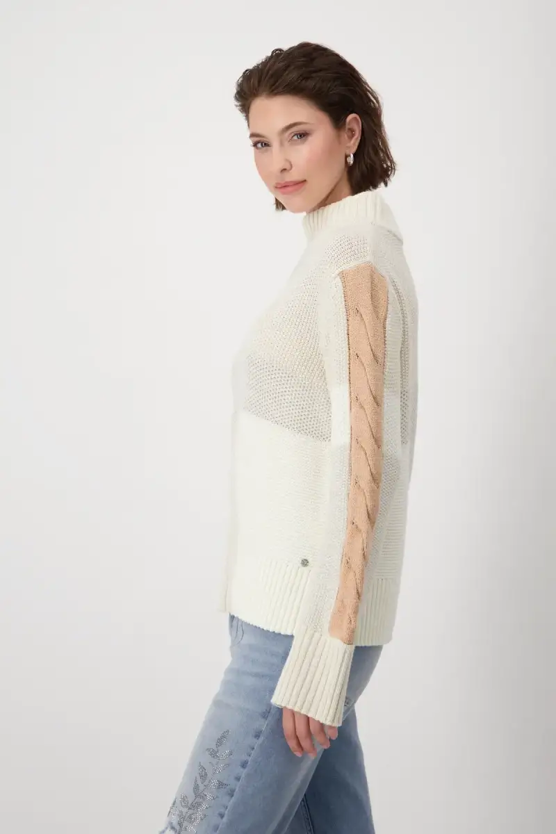 Monari Pullover Colorblocking Heißer Verkauf