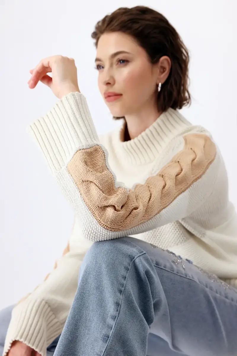 Monari Pullover Colorblocking Heißer Verkauf