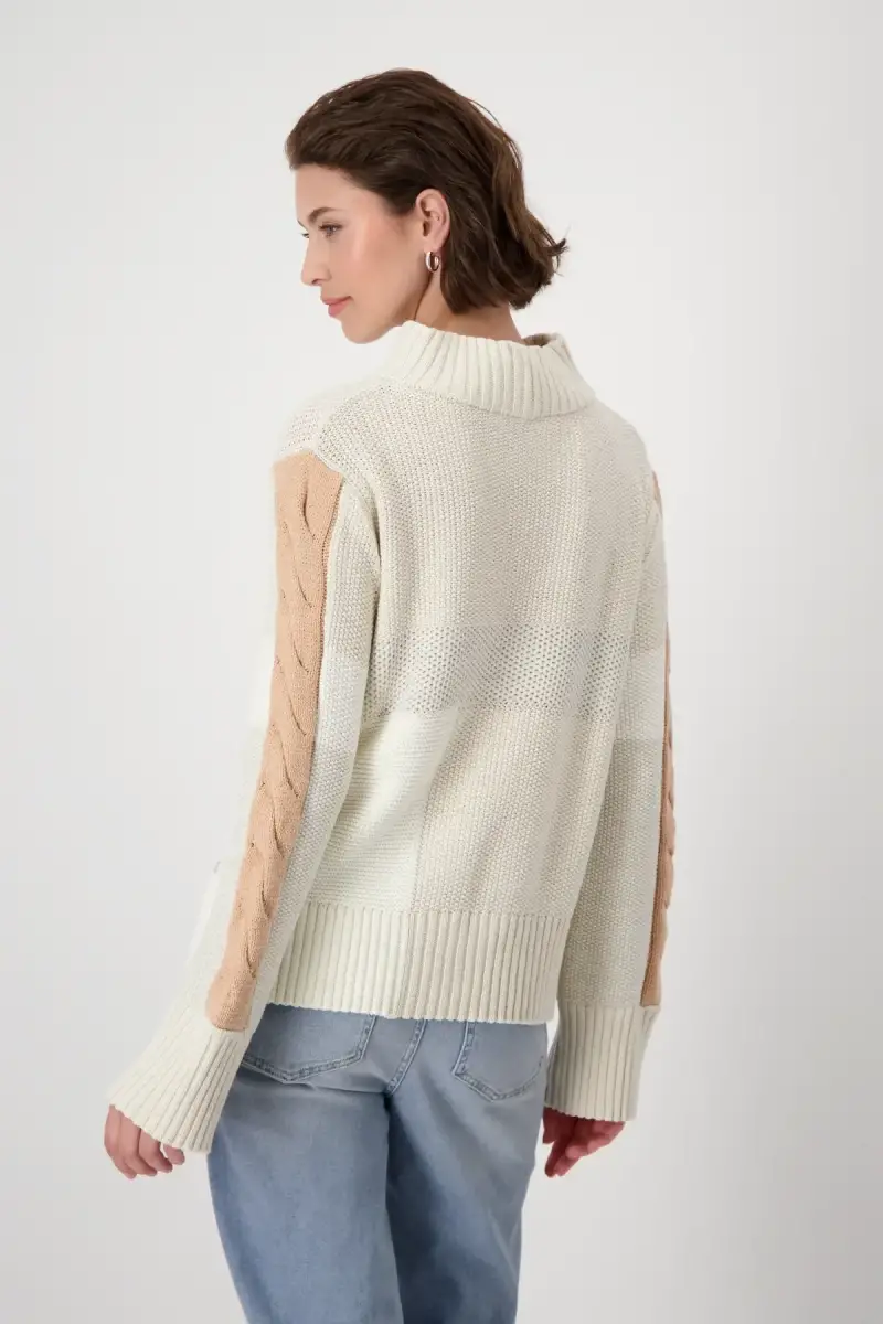 Monari Pullover Colorblocking Heißer Verkauf
