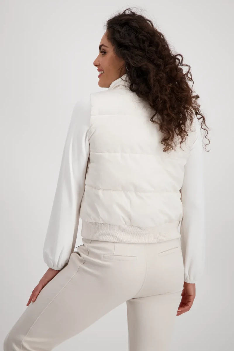 Monari Weste mit Strickeinsatz Online Outlet