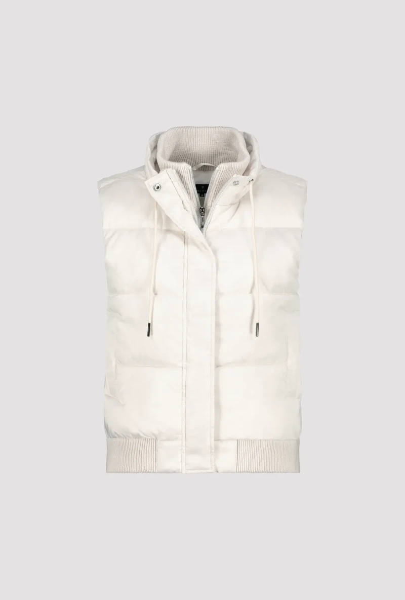 Monari Weste mit Strickeinsatz Online Outlet