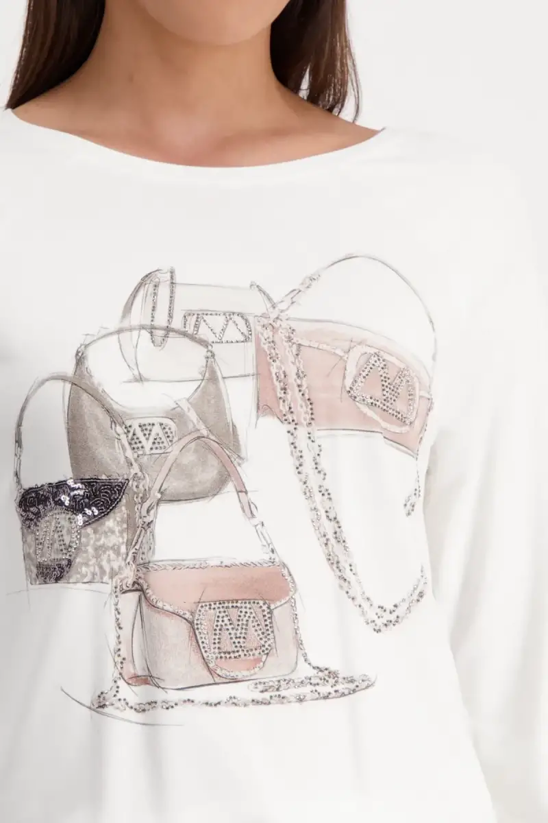 Monari Shirt mit Taschen Print Blitzangebot