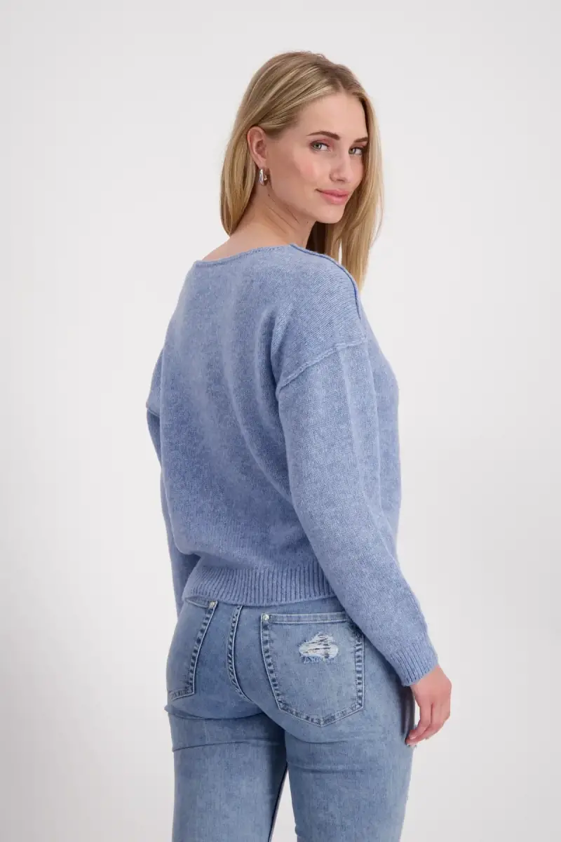 Monari Strickpullover mit Außennähten Tägliche Deals