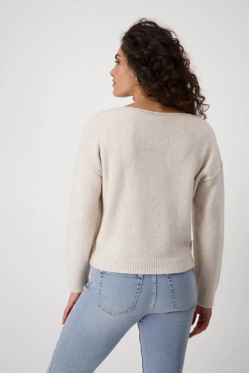 Monari Strickpullover mit Außennähten VIP-Rabatte