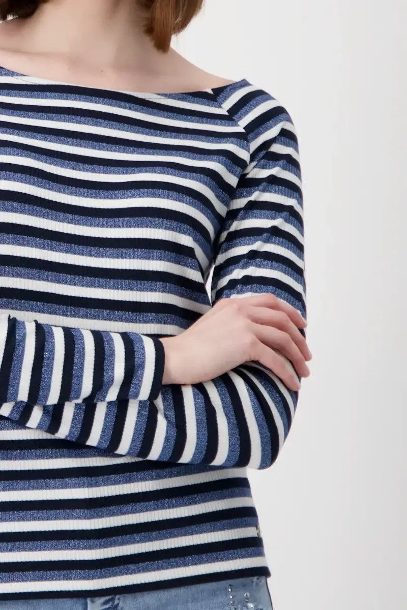 Monari Ringel Shirt Clearance-Verkauf