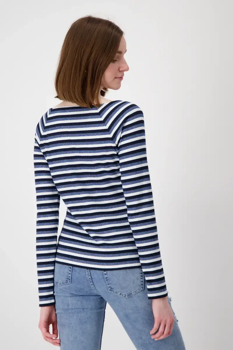 Monari Ringel Shirt Clearance-Verkauf
