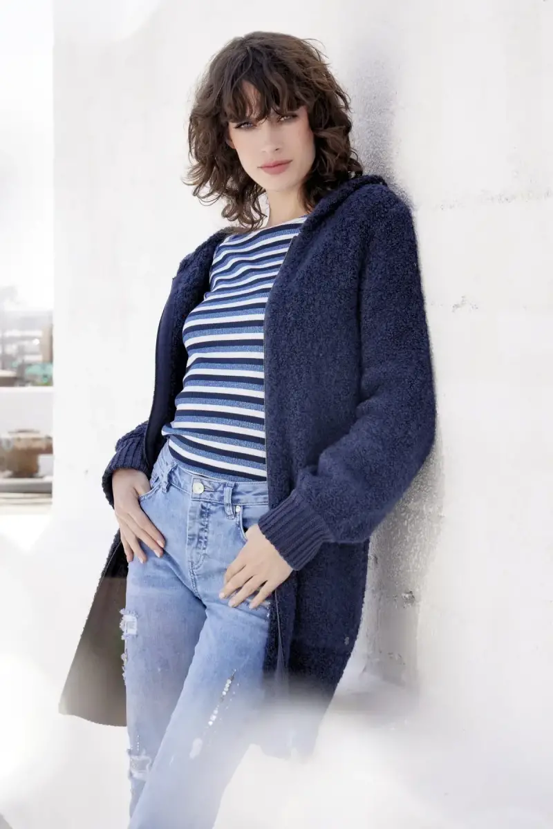 Monari Ringel Shirt Clearance-Verkauf