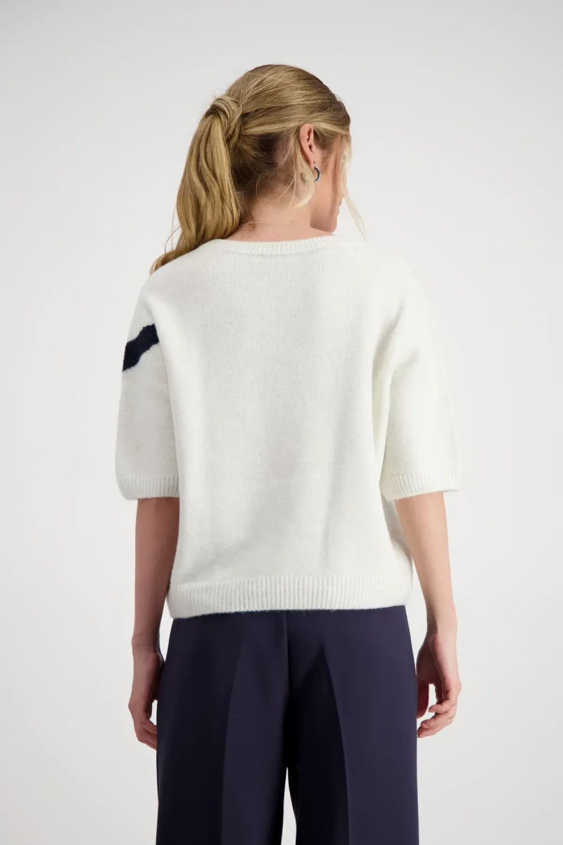 Monari Strickpullover mit Intarsienmuster Begrenzt auf 3 Tage