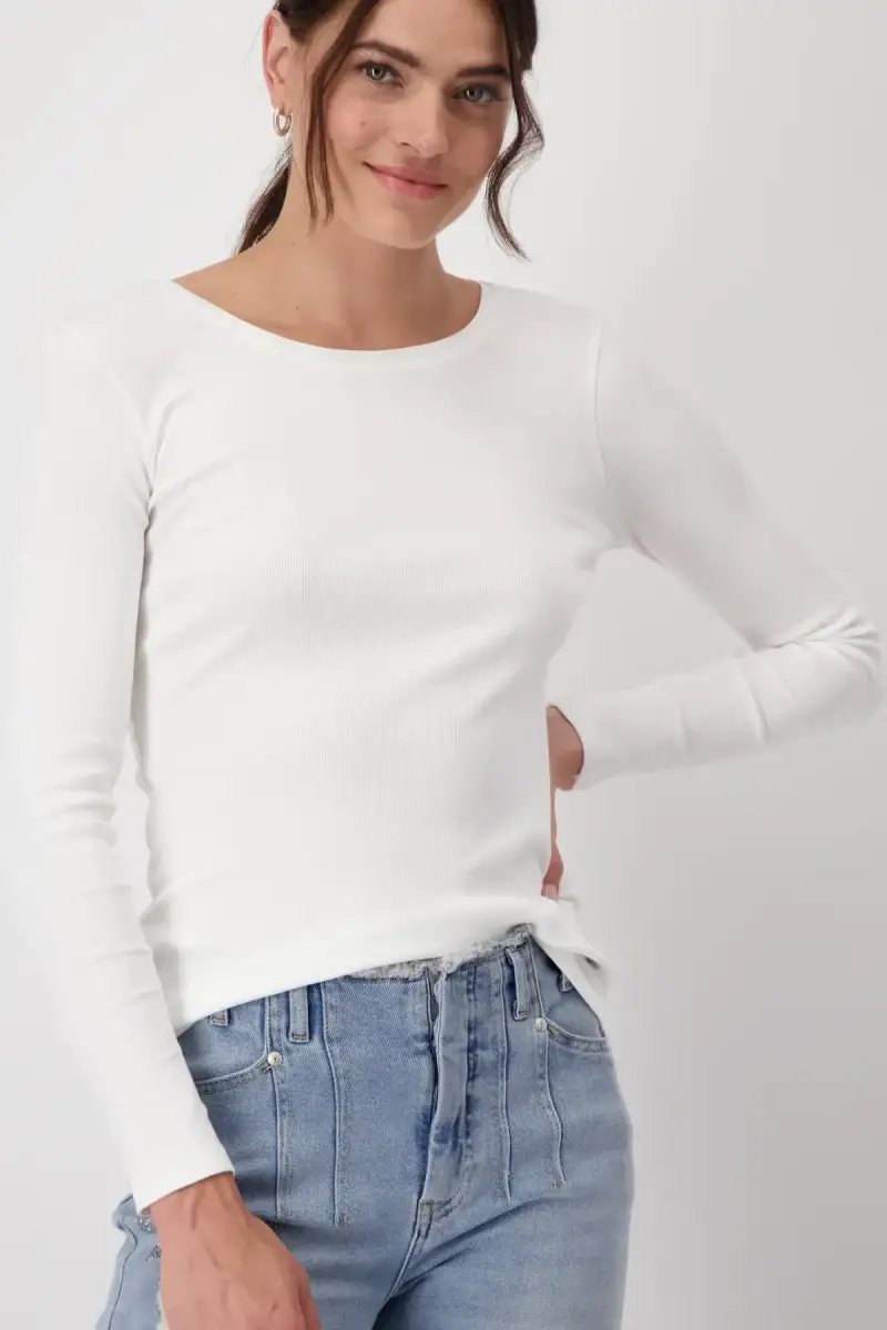 Monari Basic Shirt aus Pima Baumwolle Versandkostenfrei