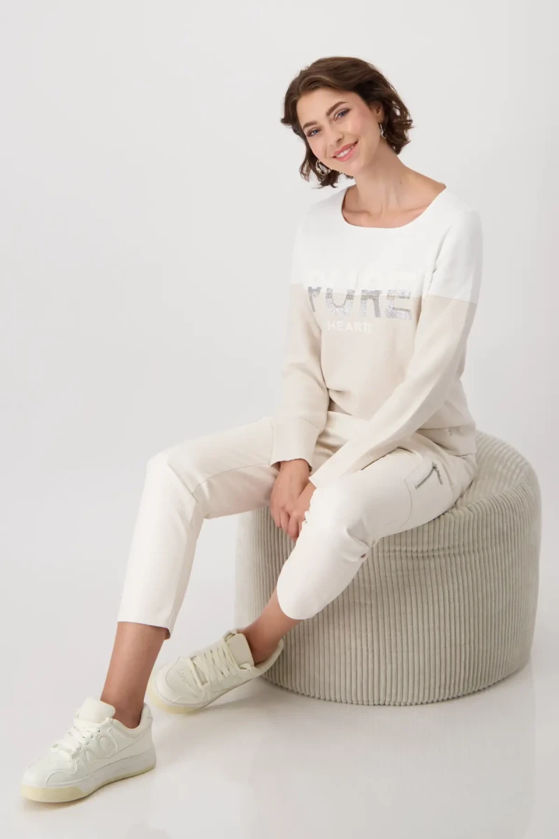 Monari Colorblock Pullover Großer Ausverkauf