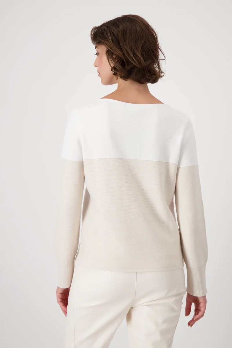 Monari Colorblock Pullover Großer Ausverkauf