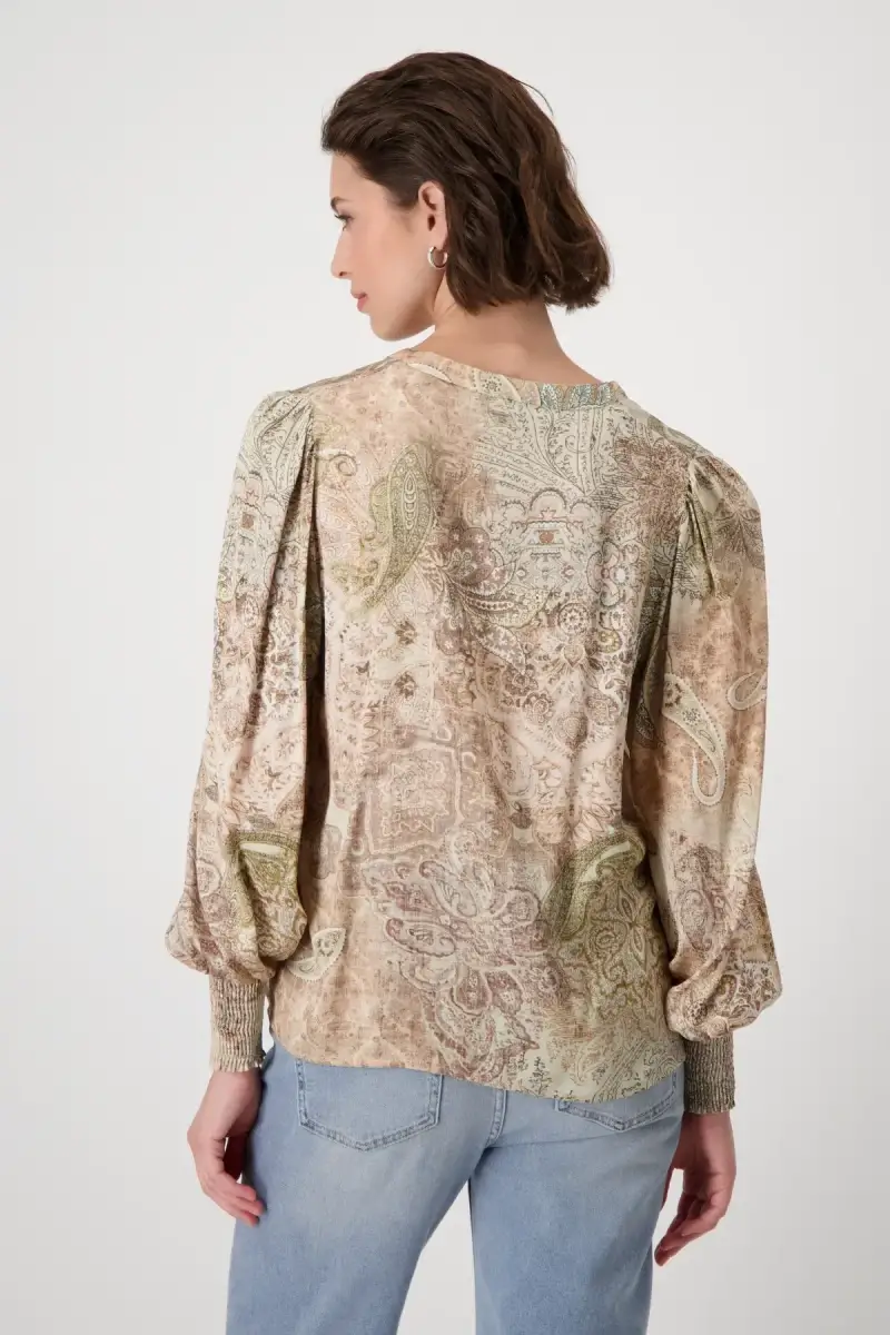 Monari Bluse mit Paisleymuster Saisonschlussverkauf