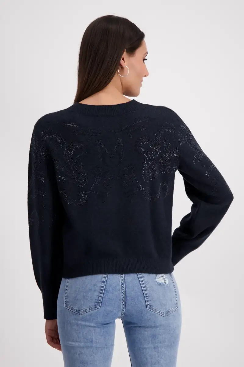 Monari Wendepullover mit Schmuck Heißer Verkauf