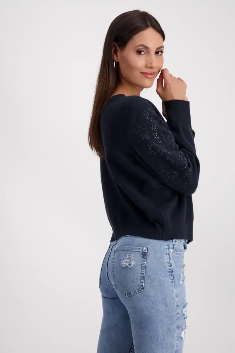 Monari Wendepullover mit Schmuck Heißer Verkauf
