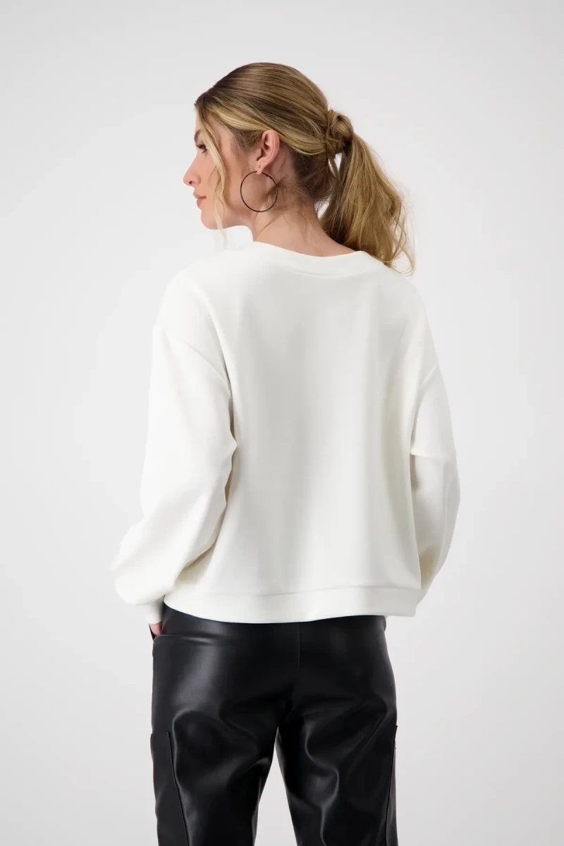 Monari Sweatshirt mit Buchstaben Print Blitzangebot