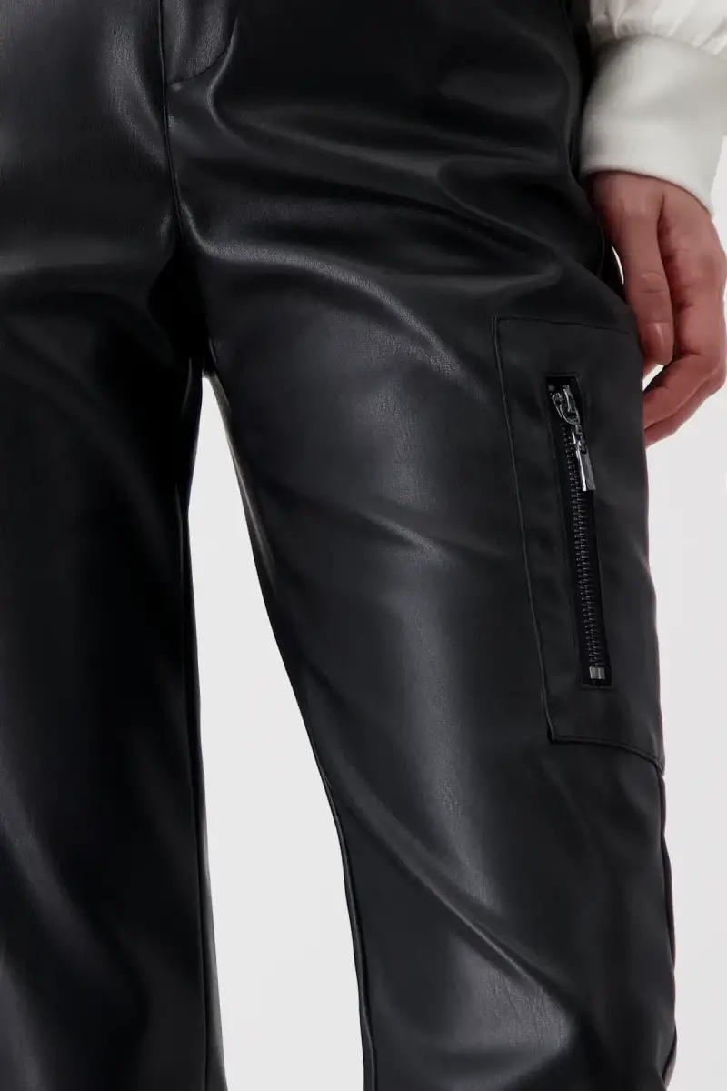 Monari Lederimitat Hose Große Rabatte