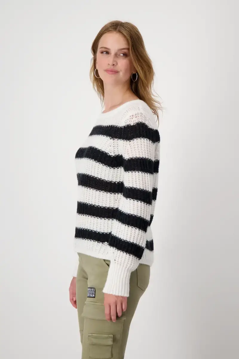 Monari Pullover mit Ringelmuster Neuheiten