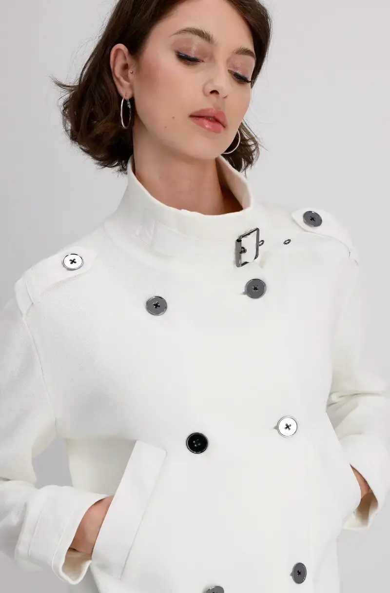 Monari Kurze Trench Strickjacke Letzte 3 Tage
