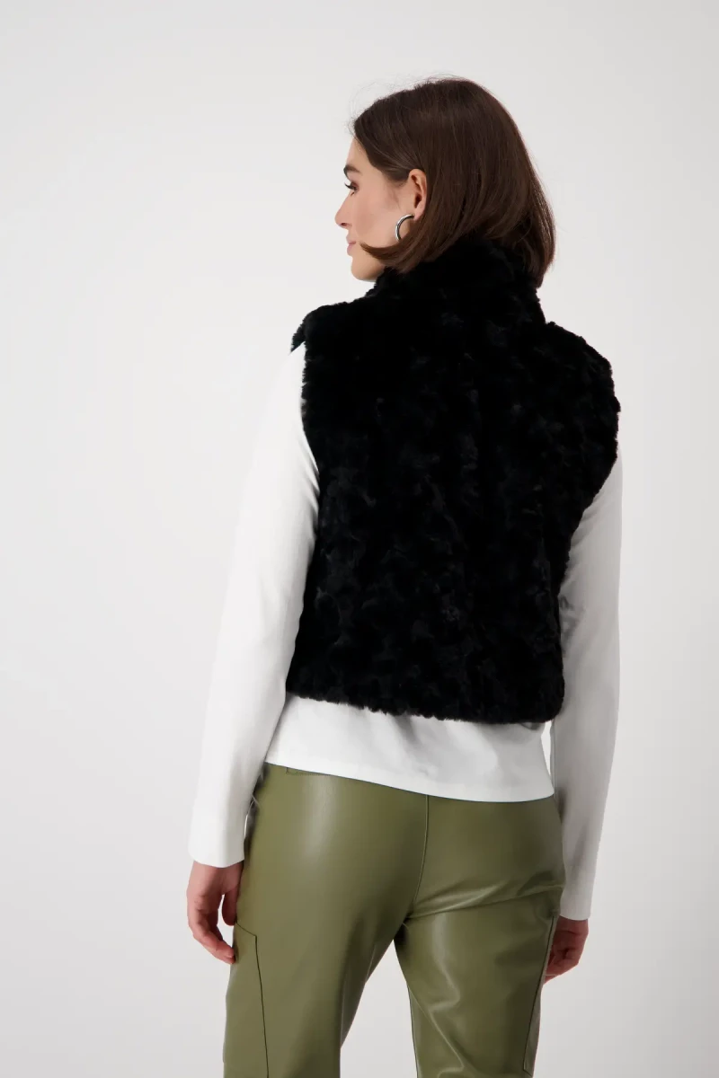 Monari Cropped-Weste mit Taschen Bis zu 50% Rabatt