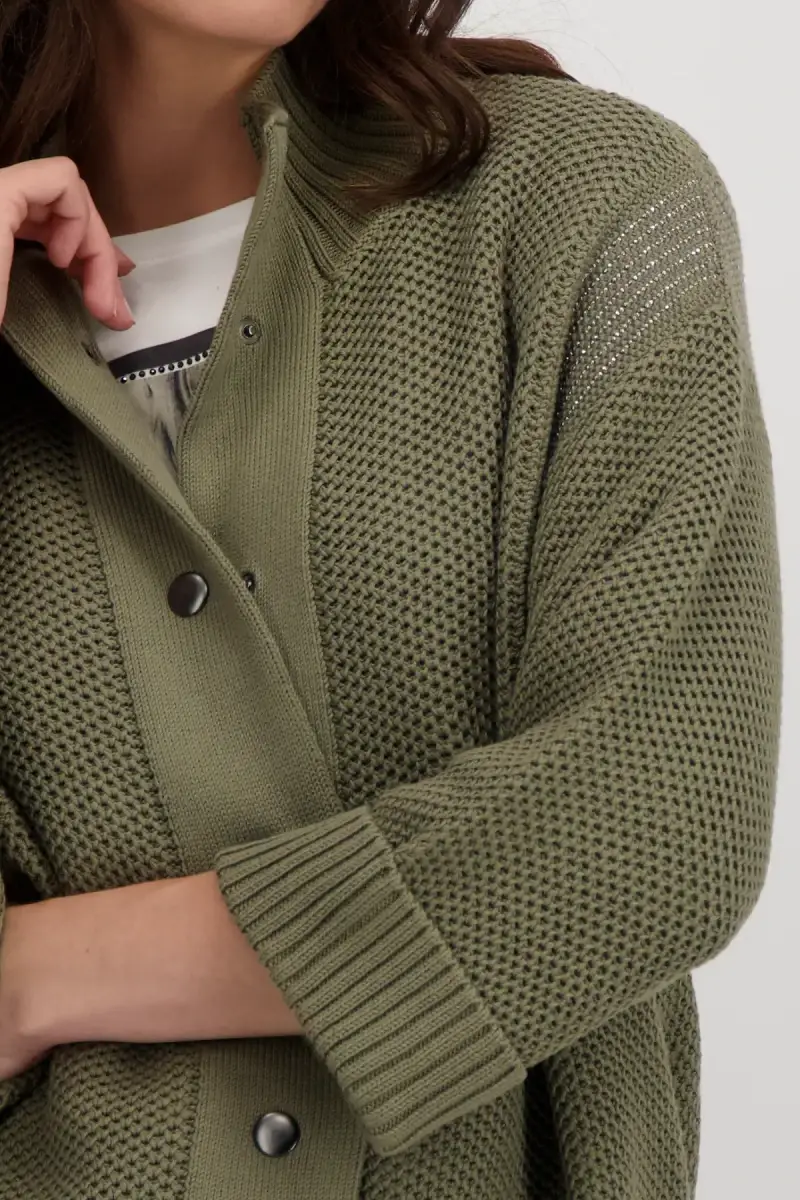 Monari Strickjacke mit Wabenmuster Nur für heute