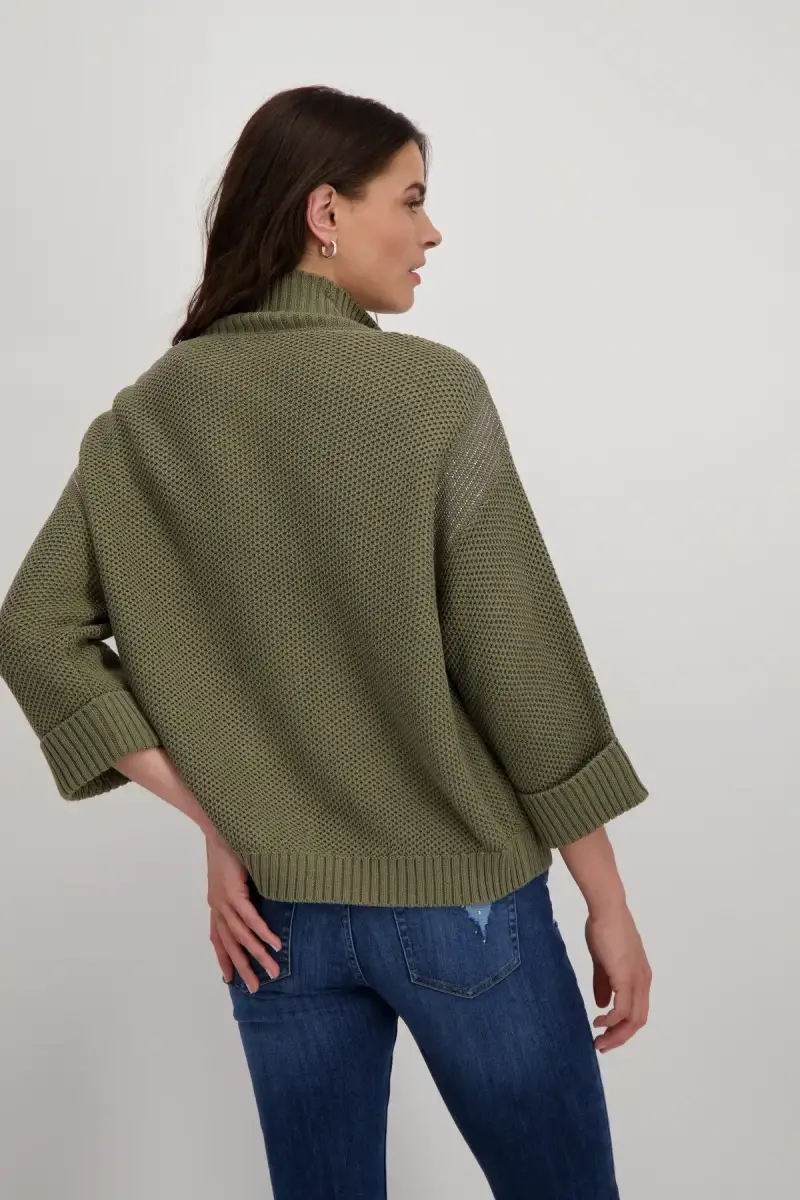 Monari Strickjacke mit Wabenmuster Nur für heute