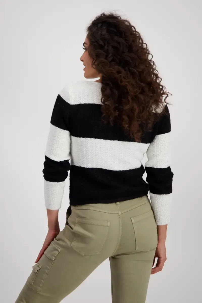 Monari Strickjacke mit Fransen Sonderangebot der Fabrik