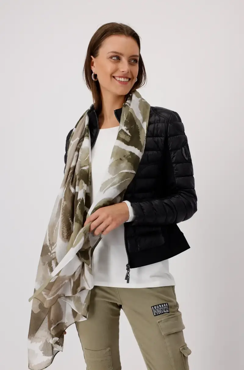 Monari Schal mit Blumenmuster 50% Rabatt mit kostenlosem Versand