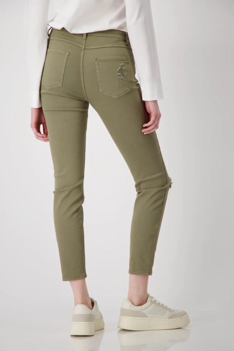 Monari Destroyed Jeans mit Schmuck Im Verkauf