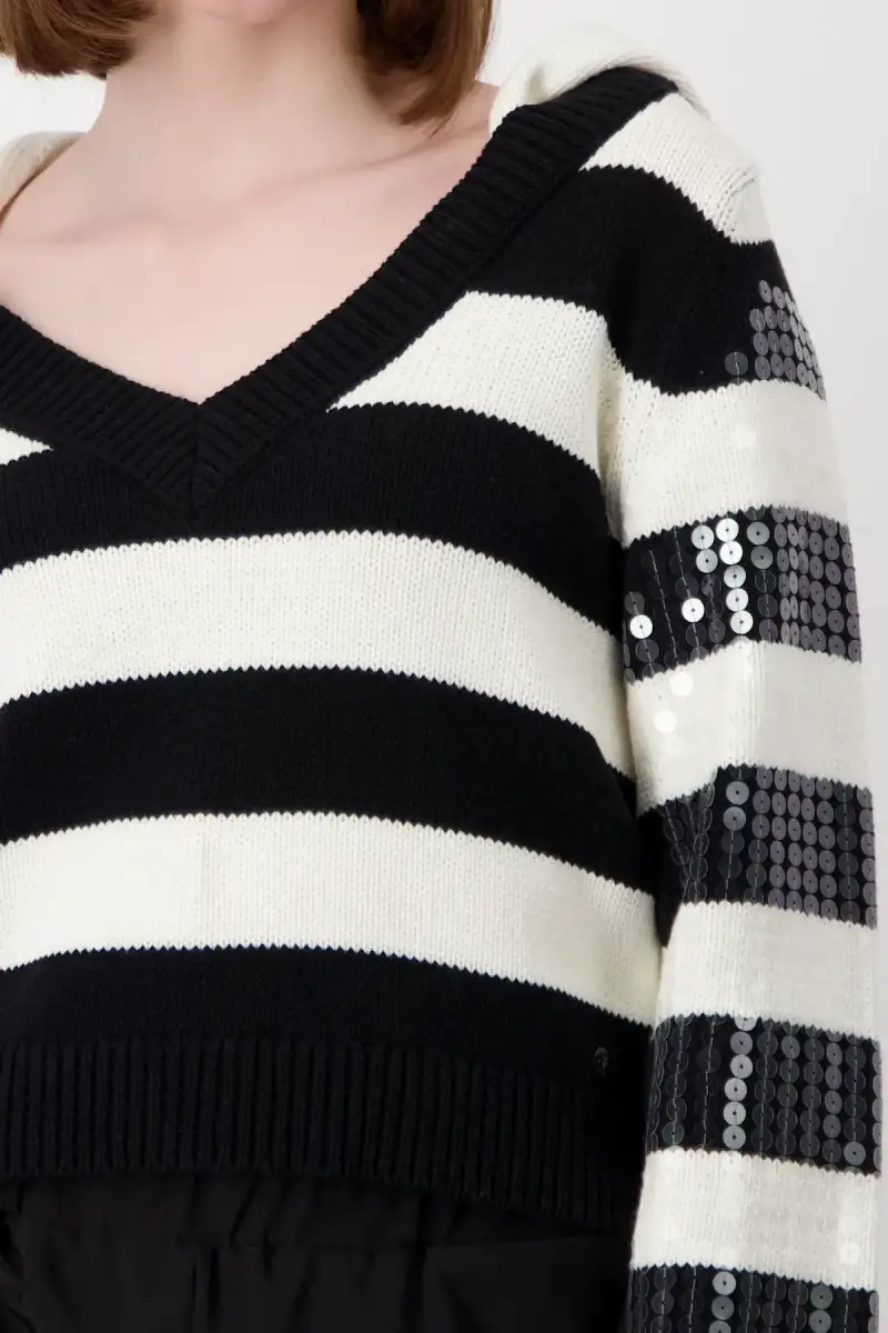 Monari Strickpullover mit Streifen Online