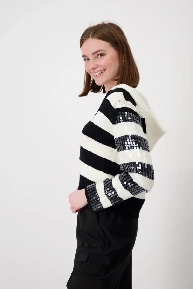 Monari Strickpullover mit Streifen Online