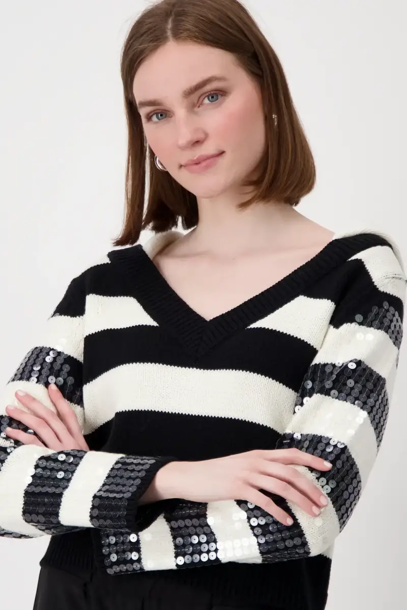 Monari Strickpullover mit Streifen Online