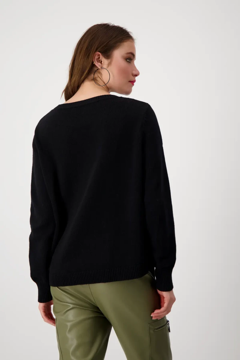 Monari Pullover mit Strass Auslauf