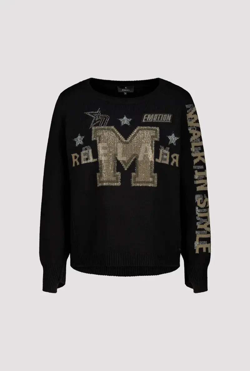 Monari Pullover mit Strass Auslauf