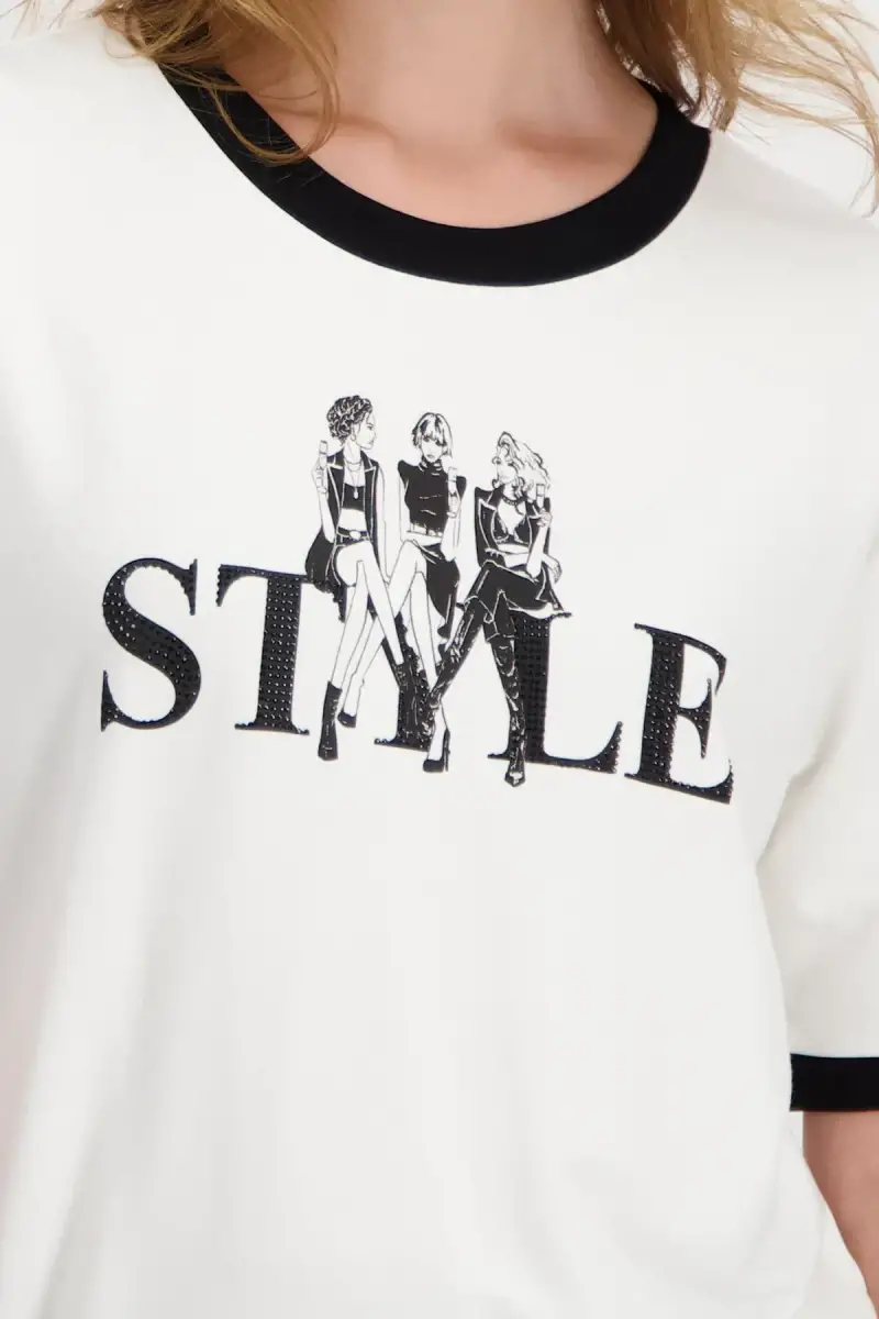 Monari T Shirt mit Frauen Print Hotsell